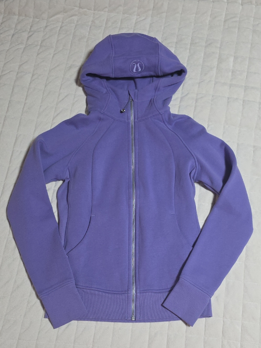 lululemon lavender full-zip hoodie
